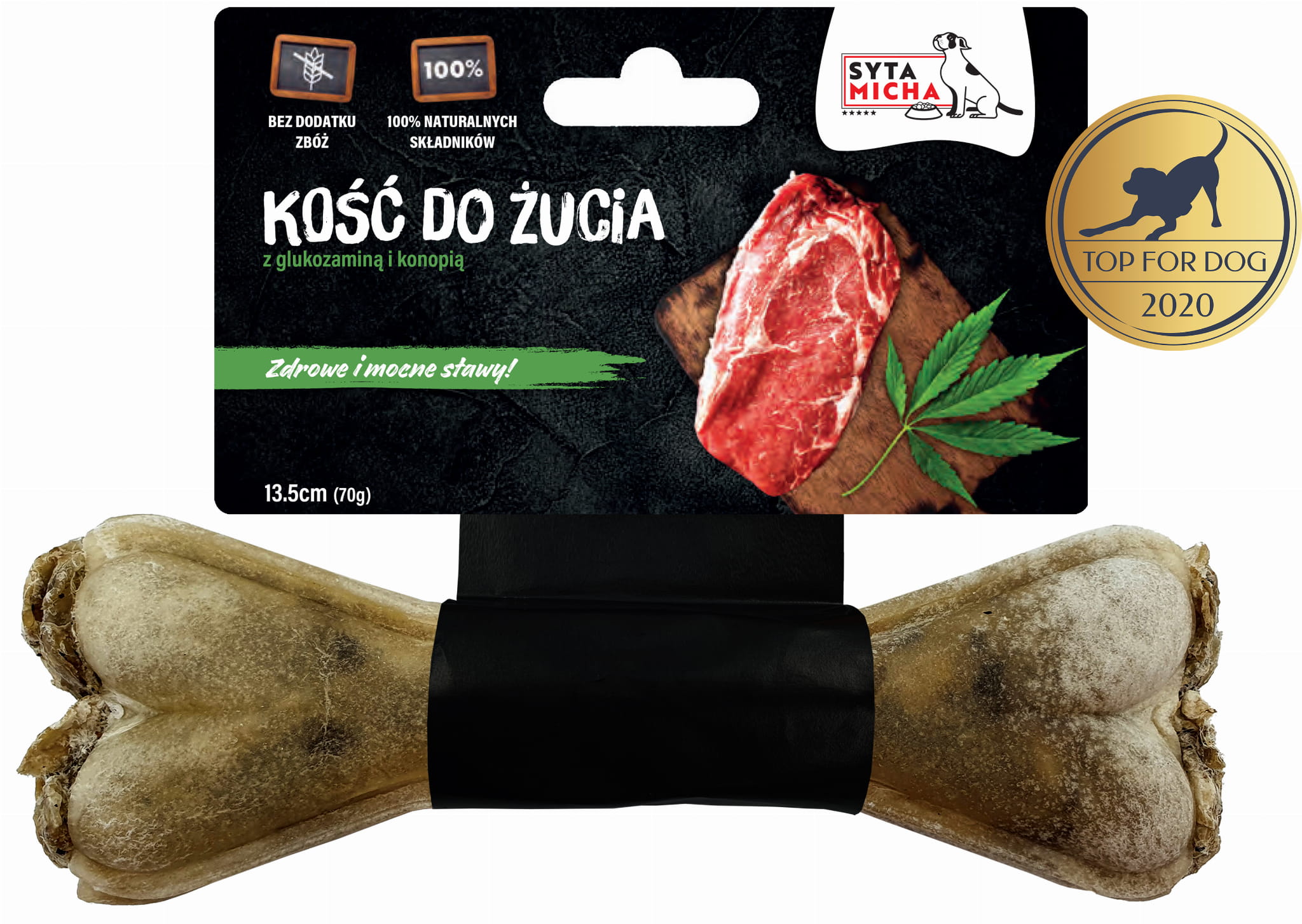 Kość do żucia dla psa na mocne stawy 13,5 cm