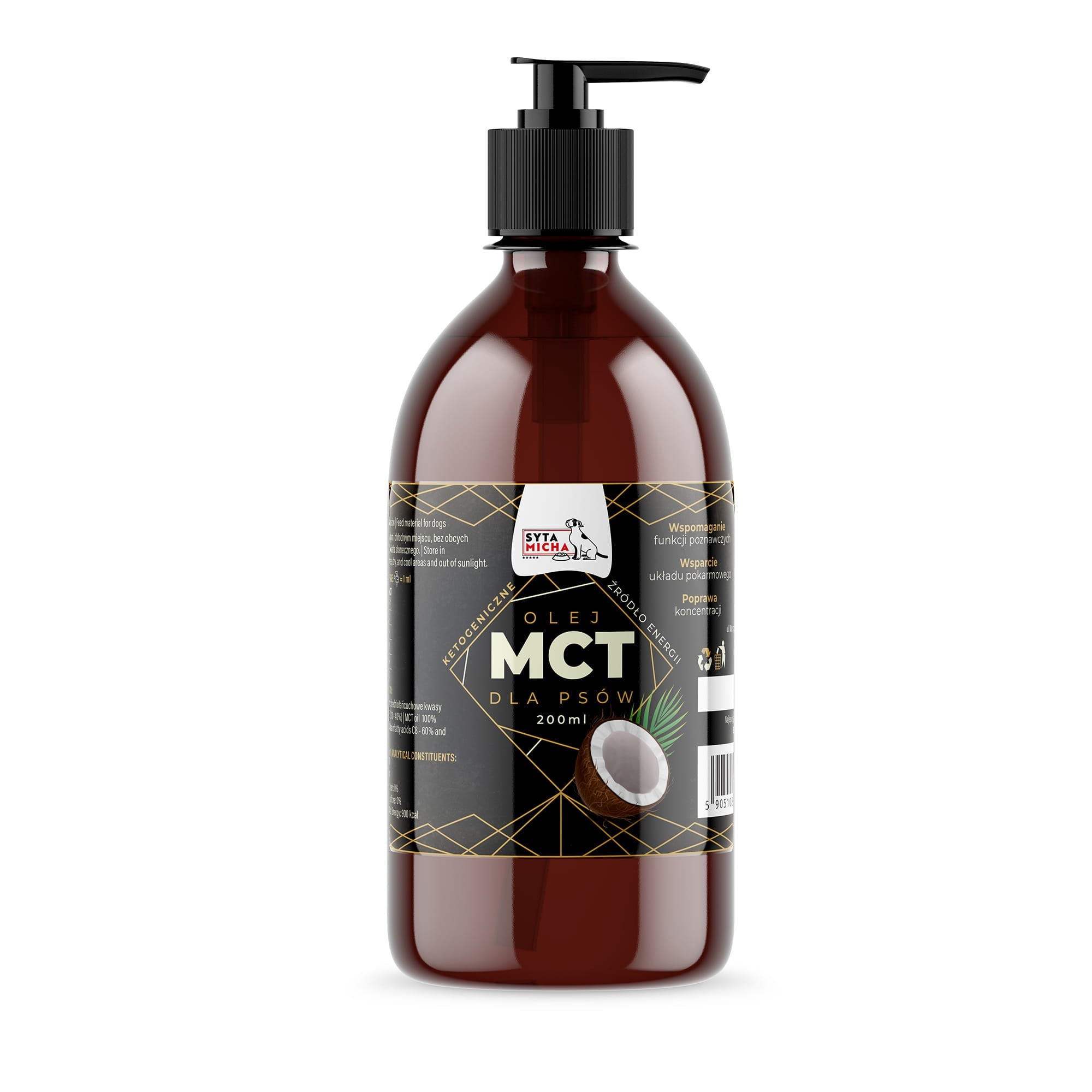Olej MCT dla psa 200ml