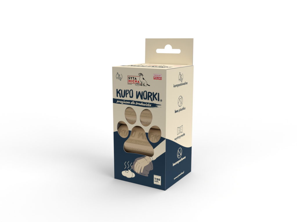 KUPO WORKI® sacs pour déjections canines 8 rouleaux (120 pcs)