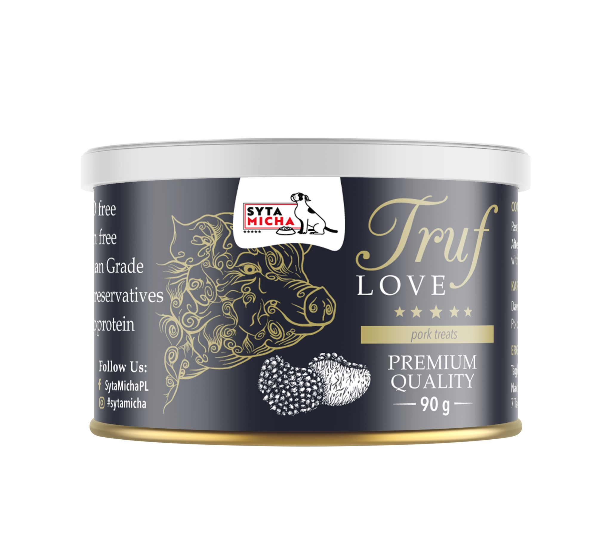 TrufLove smaczki dla psa z wieprzowiną 90g
