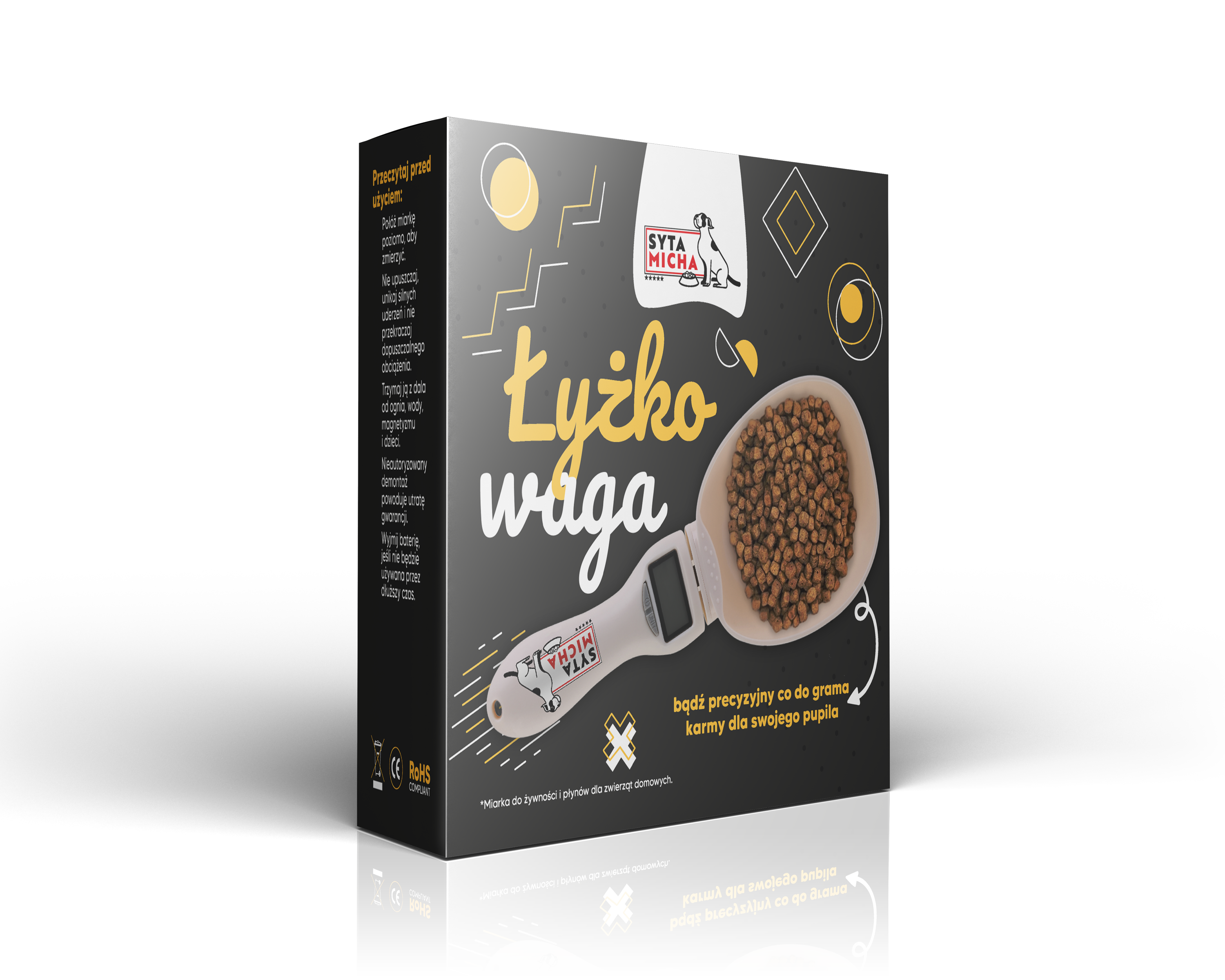 Łyżko-waga do karmy dla psa