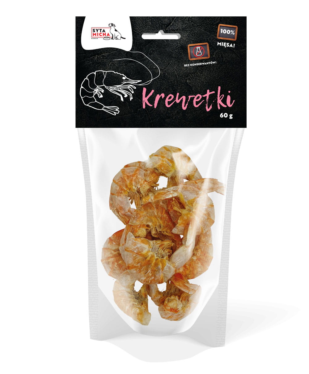 Crevettes séchées pour chien 60g