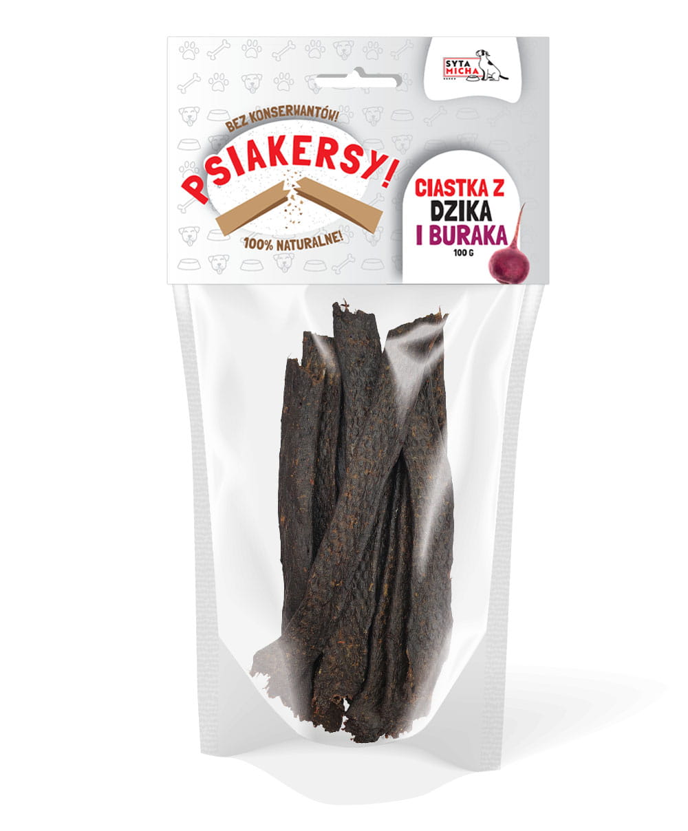 Psiakersy Dzik z burakiem 100g