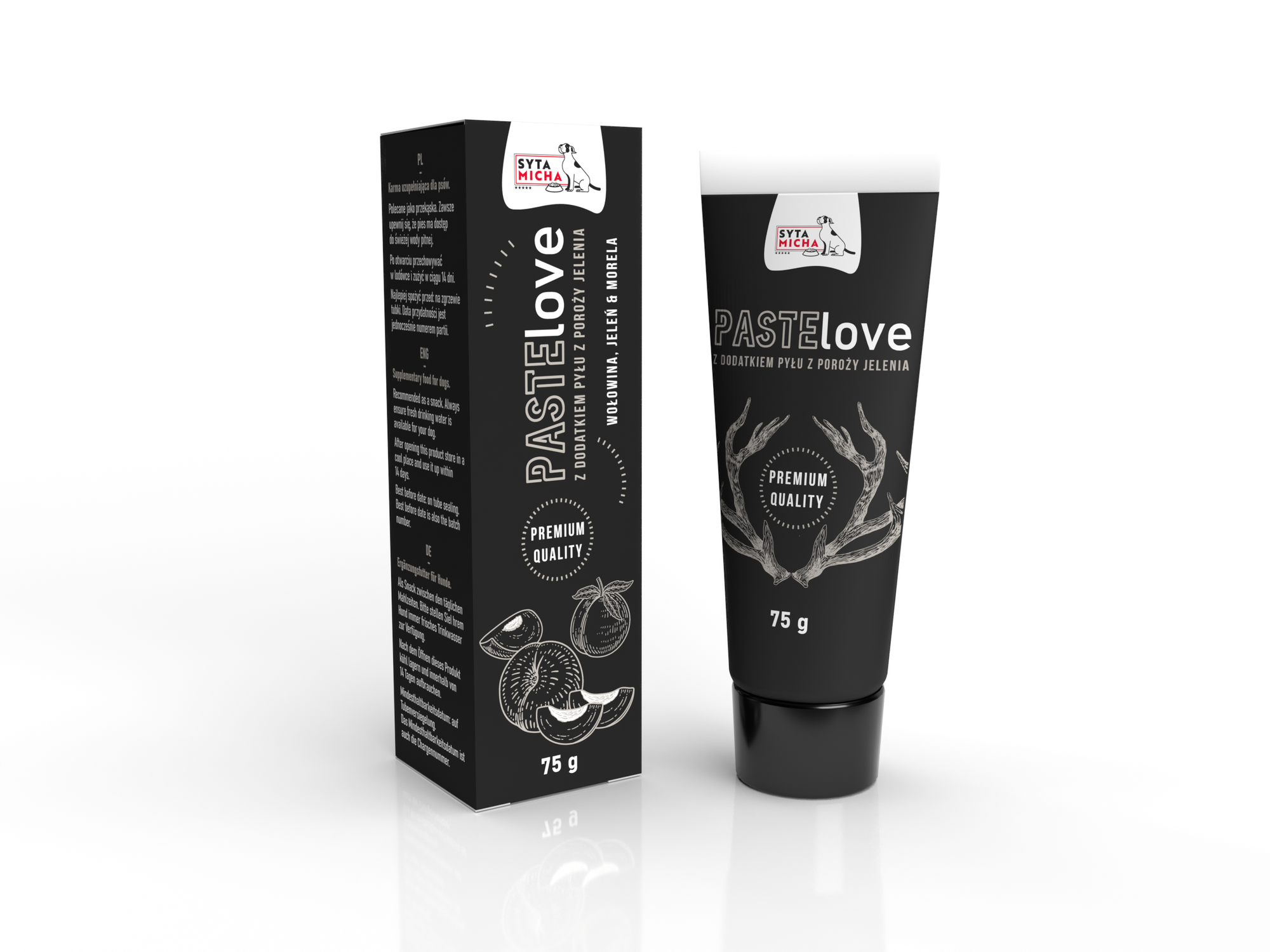 PasteLOVE - pâte de viande Bœuf au cerf et abricot 75g