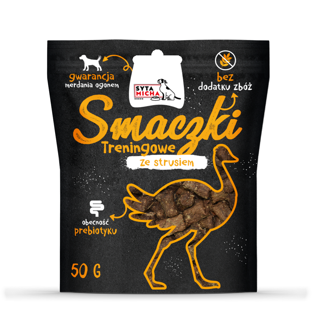 Trainingssnoepjes met struisvogel 50g