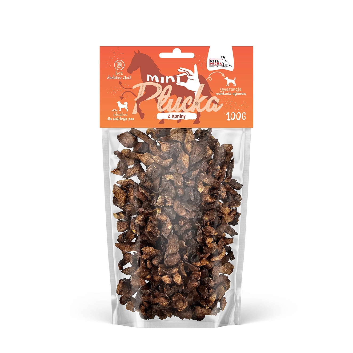 Mini poumons de viande de cheval 100g