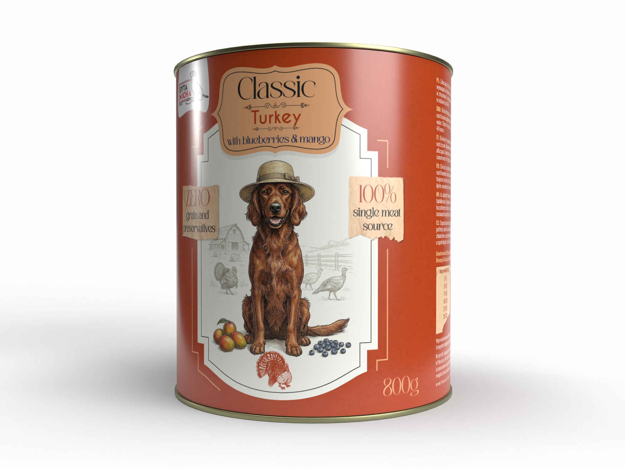 Classic indyk z mango 800g