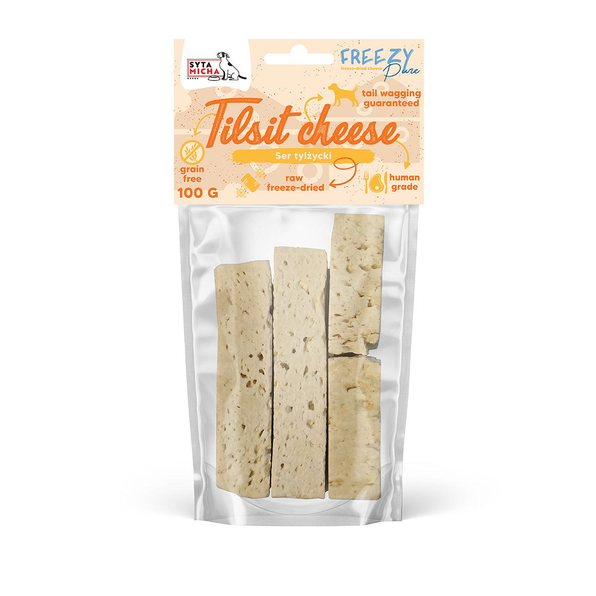 100% gevriesdroogde Poolse kaas voor hond 100g FREEZY Pure