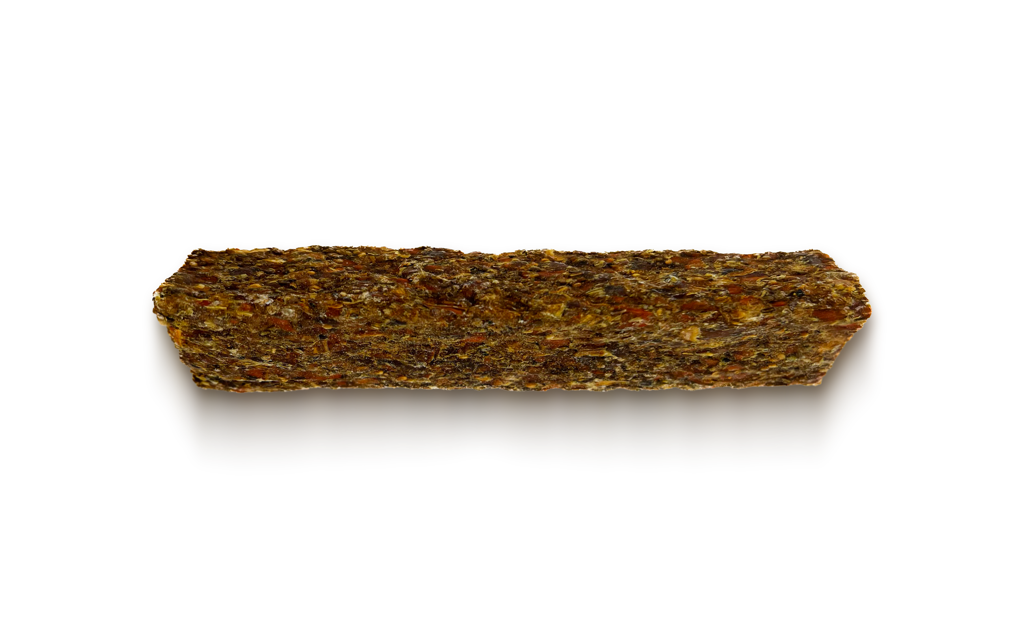 Kauwdrihoek voor hond - struisvogel met kers en chiazaad 2 stuks